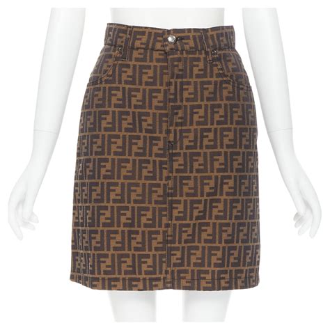 fendi zucca print skirt|zucca handbags for sale.